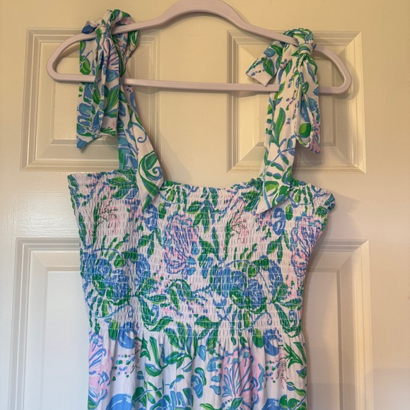 Lilly Pulitzer Kailua Smocked Maxi Dress NWT - Picture 4 of 9